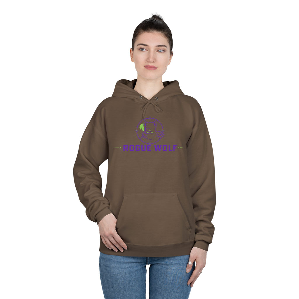 Rogue Wolf 'Lightswitch Lounge' Graphic Hoodie — Retro Neon B-Side Pullover Style 2