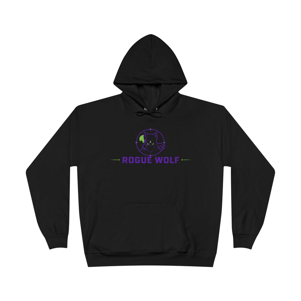 Rogue Wolf 'Lightswitch Lounge' Graphic Hoodie — Retro Neon B-Side Pullover