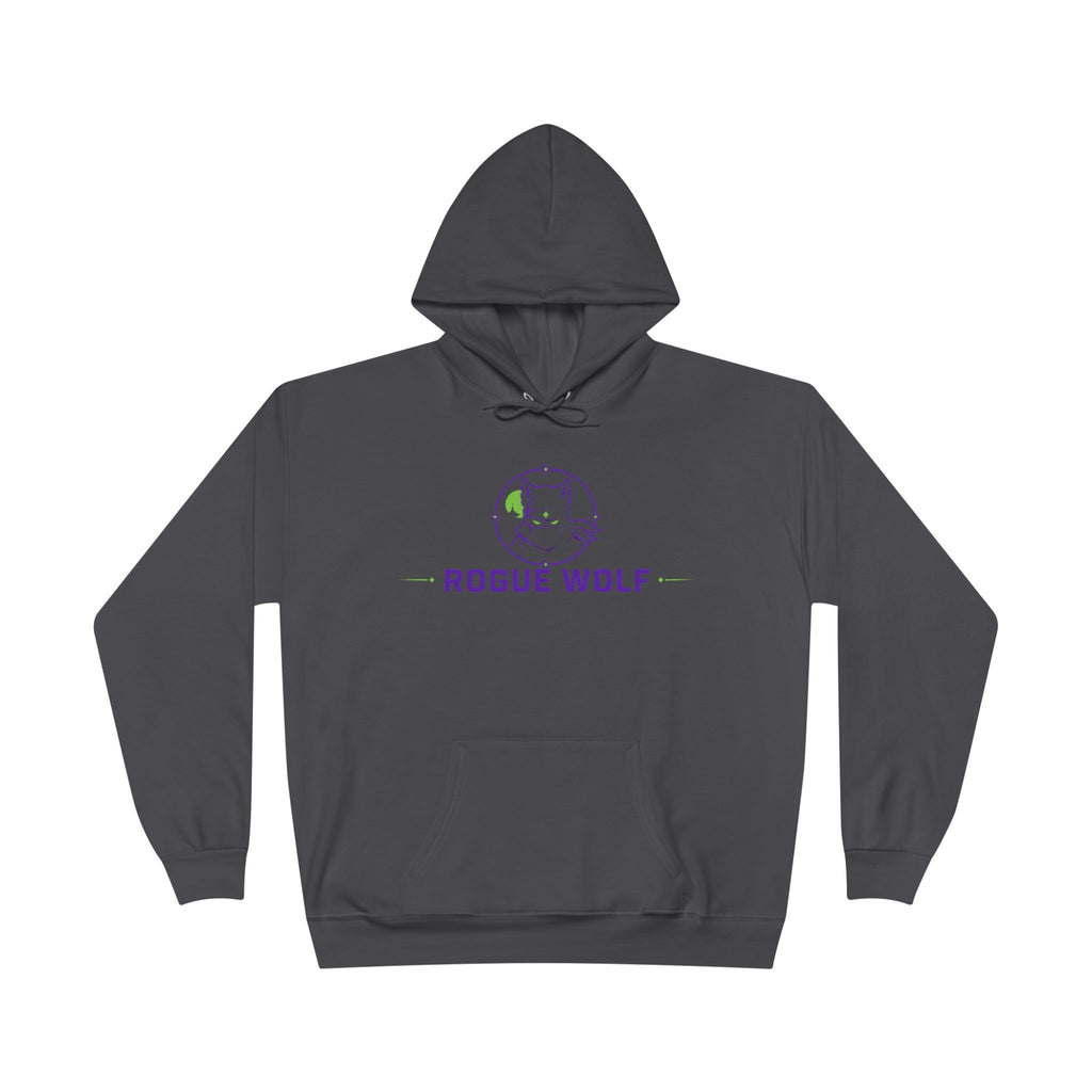 Rogue Wolf 'Lightswitch Lounge' Graphic Hoodie — Retro Neon B-Side Pullover