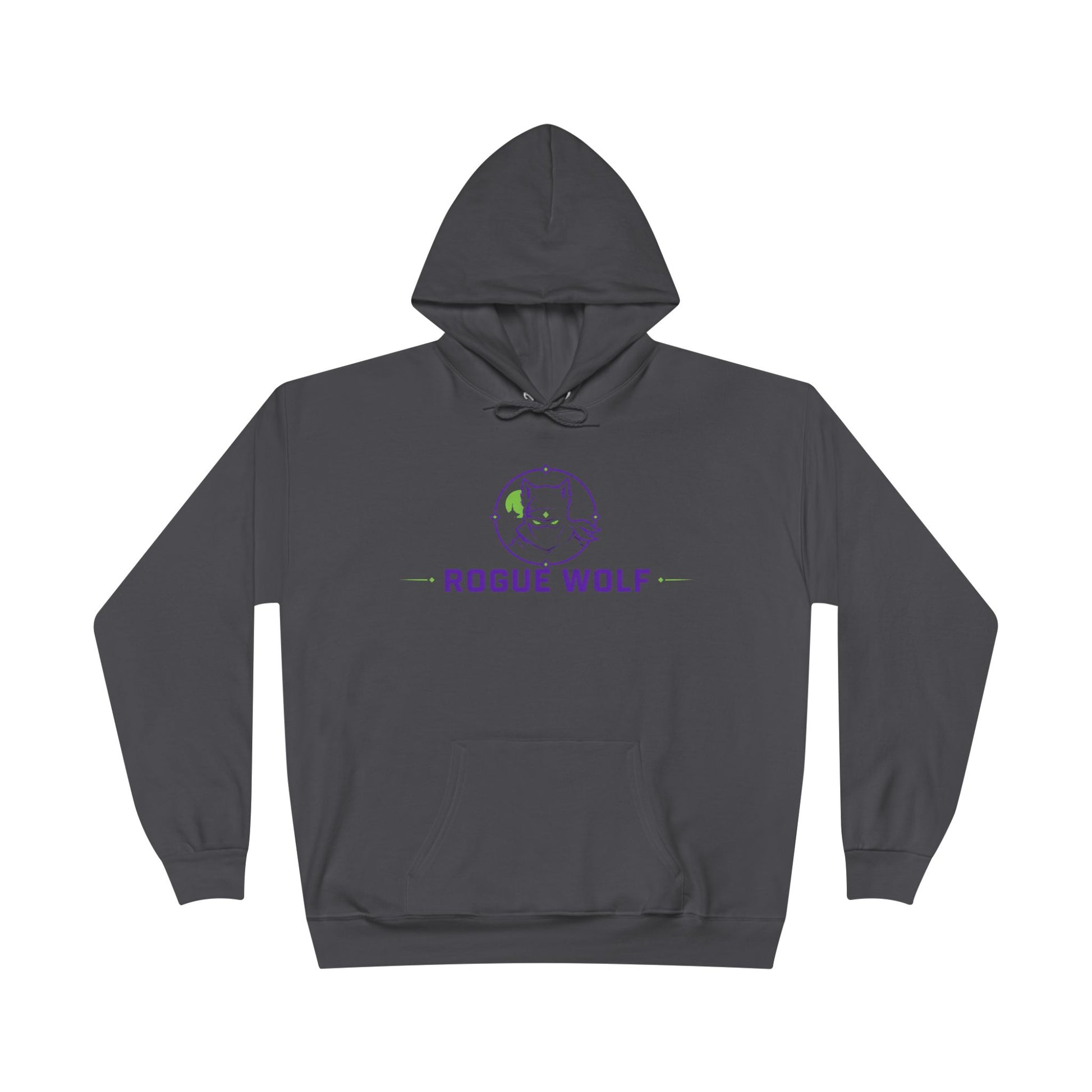 Rogue Wolf 'Lightswitch Lounge' Graphic Hoodie — Retro Neon B-Side Pullover