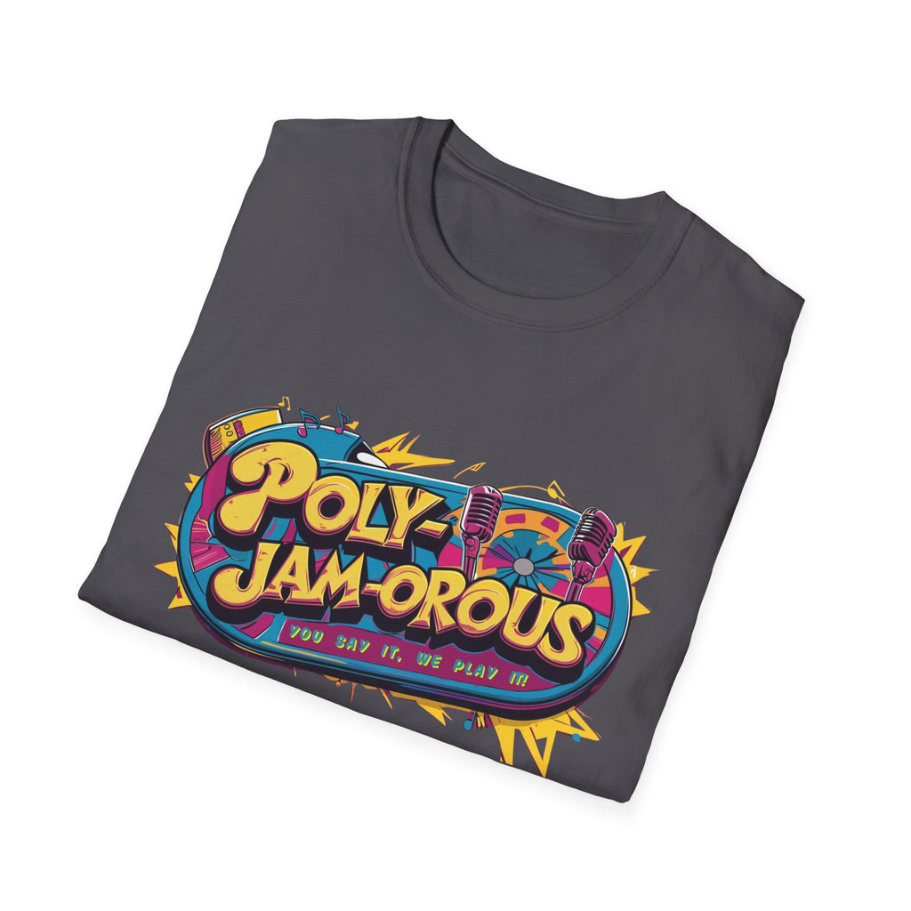 PolyJAMorous Jukebox Graphic T-Shirt, Unisex Softstyle Tee, Casual Wear