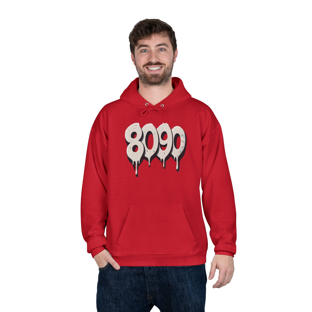 8-0-9-0 Crew Basic Hoodie | Unique Graphic Pullover Sweatshirt for Music Lovers