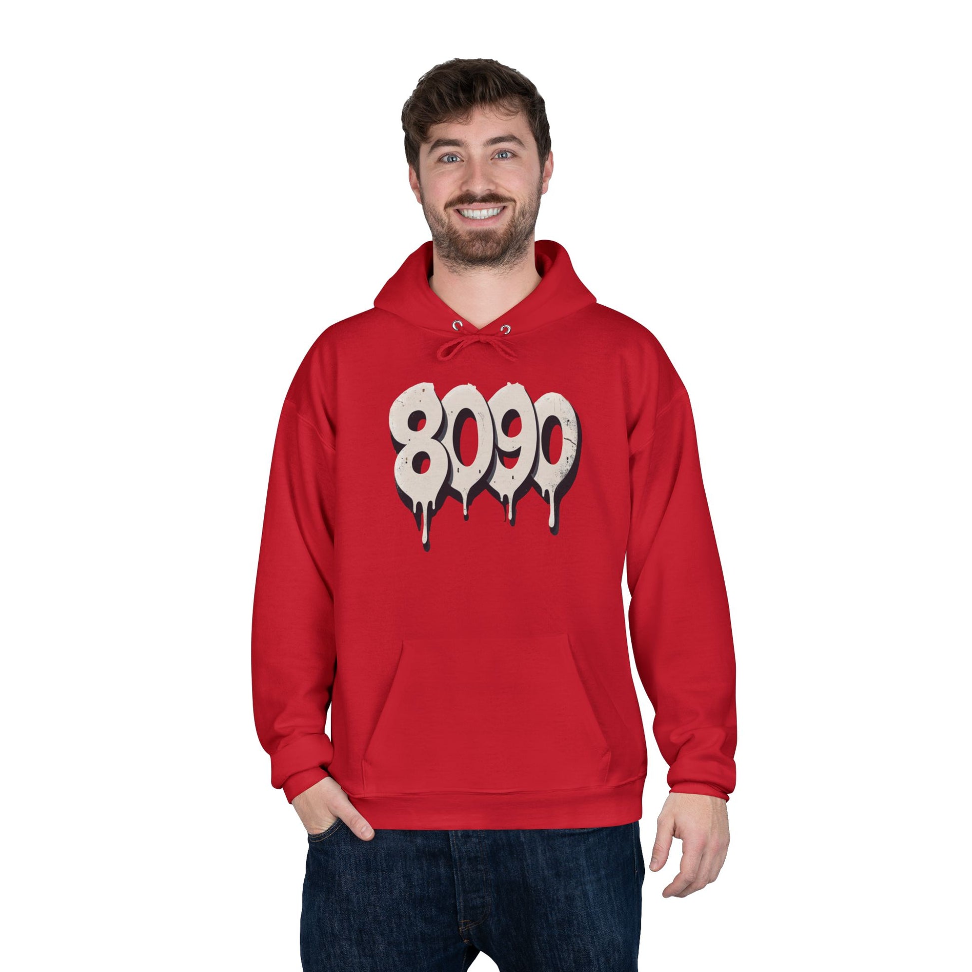 8-0-9-0 Crew Basic Hoodie | Unique Graphic Pullover Sweatshirt for Music Lovers