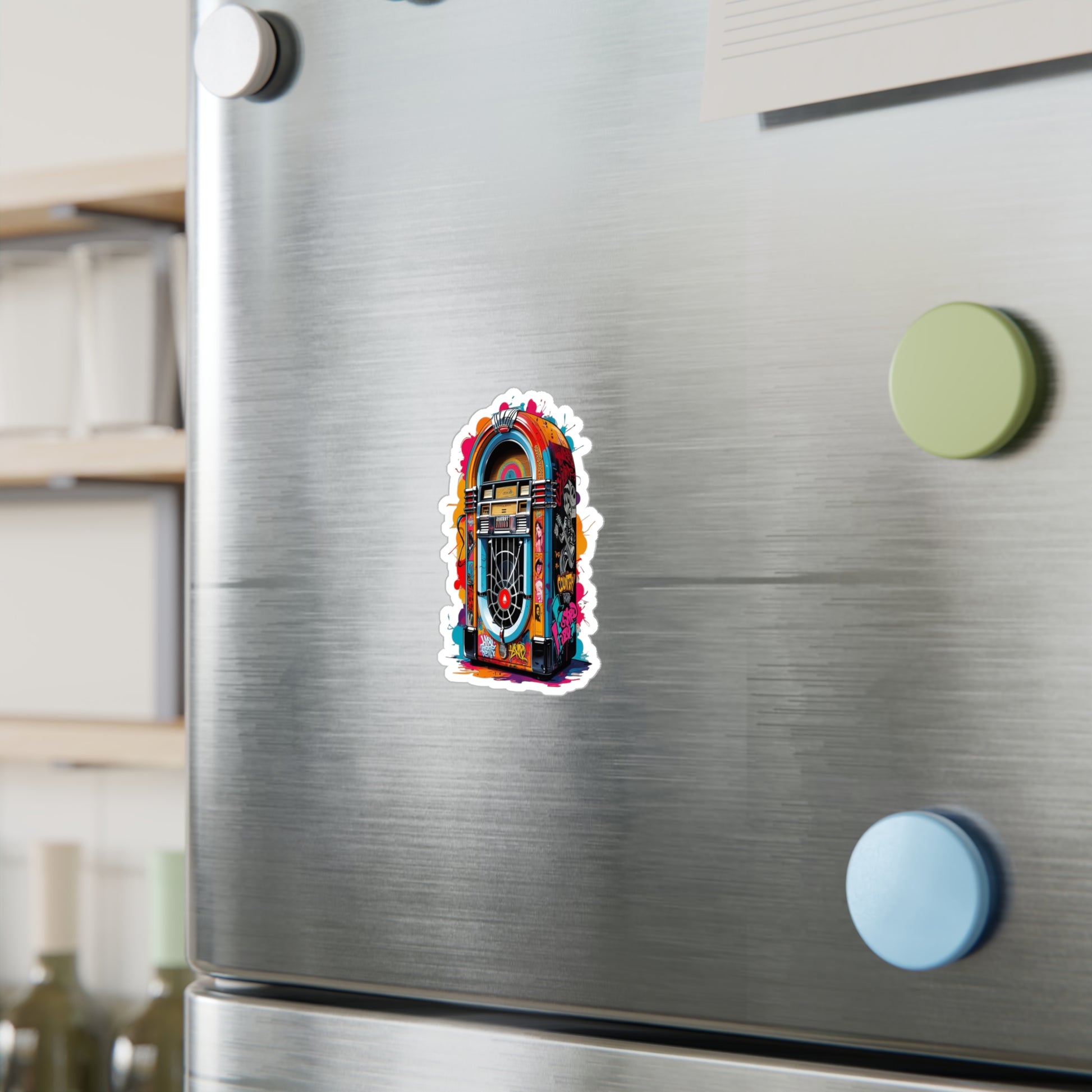 Jukebox Vinyl Decals | Anime Wall Art, Stickers for Fans, Home Decor, Laptop Decoration, Gift Ideas