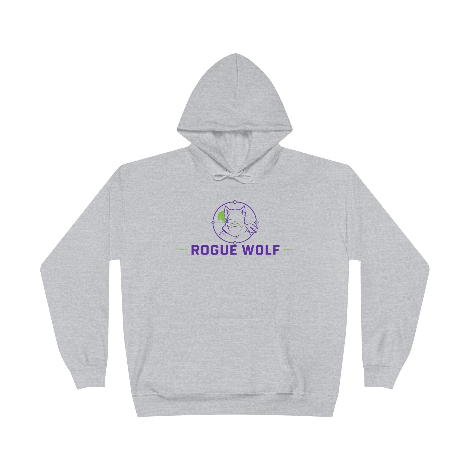 Rogue Wolf 'Lightswitch Lounge' Graphic Hoodie — Retro Neon B-Side Pullover Style 2