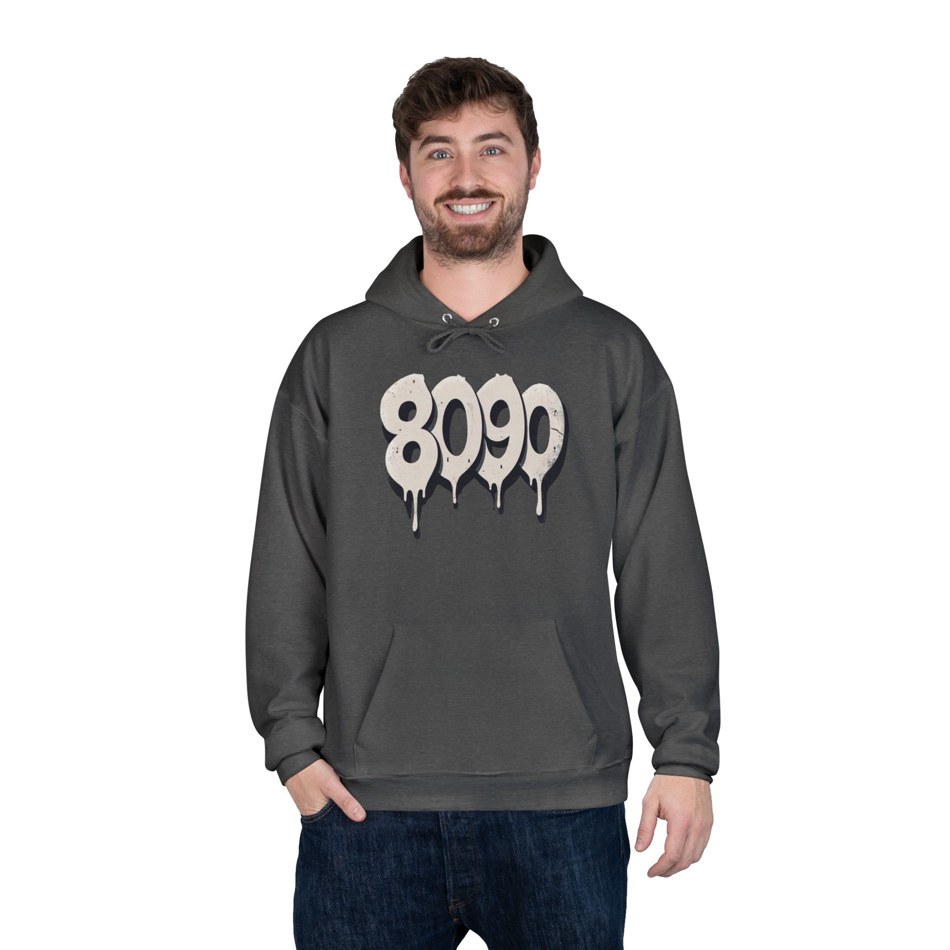 8-0-9-0 Crew Basic Hoodie | Unique Graphic Pullover Sweatshirt for Music Lovers