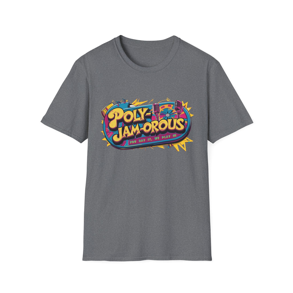 PolyJAMorous Jukebox Graphic T-Shirt, Unisex Softstyle Tee, Casual Wear