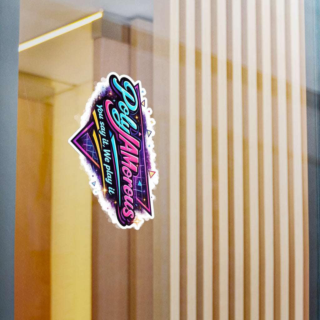 PolyJAMorous Sticker — Kiss-Cut Vinyl Decal for Kenzo Live DJ Stream