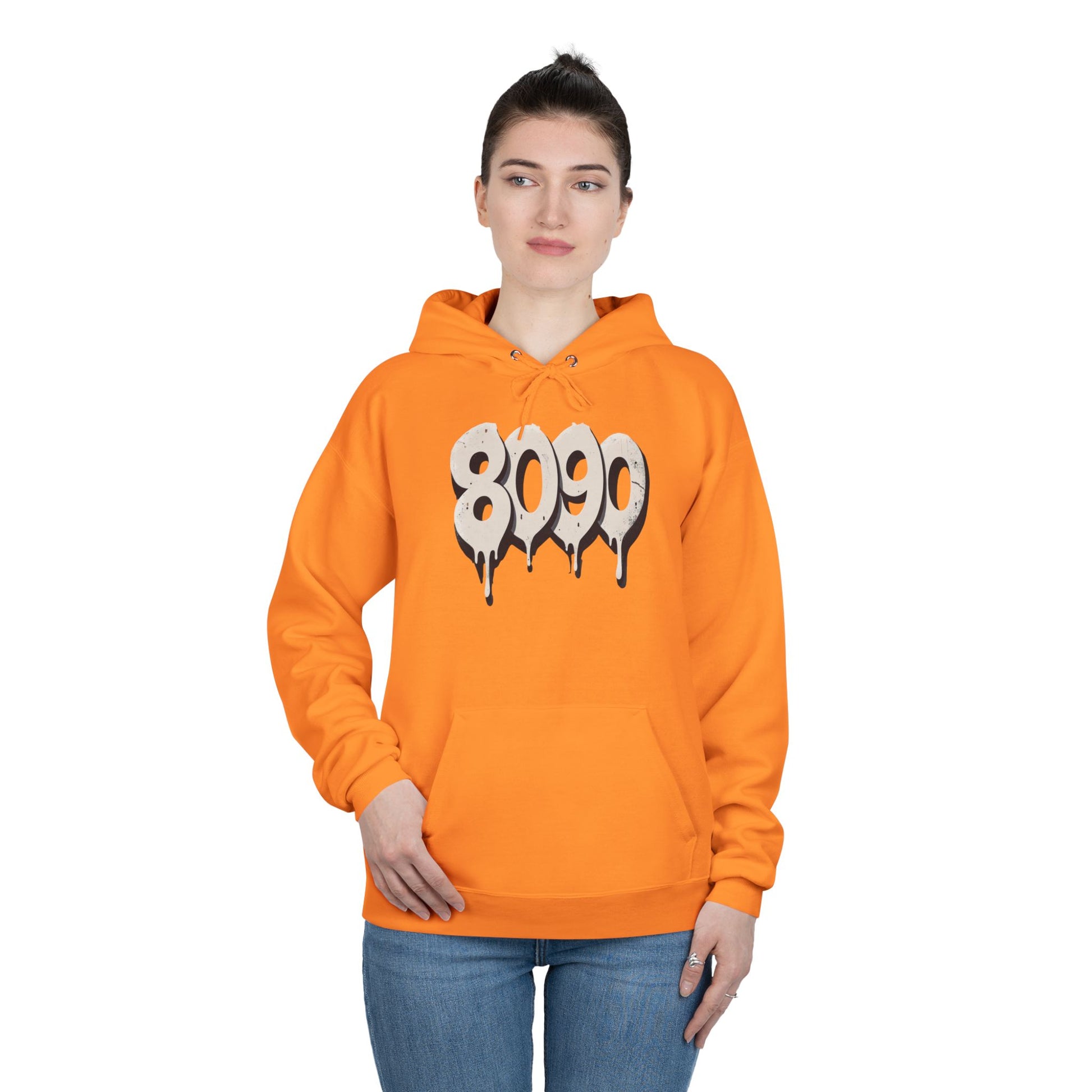 8-0-9-0 Crew Basic Hoodie | Unique Graphic Pullover Sweatshirt for Music Lovers