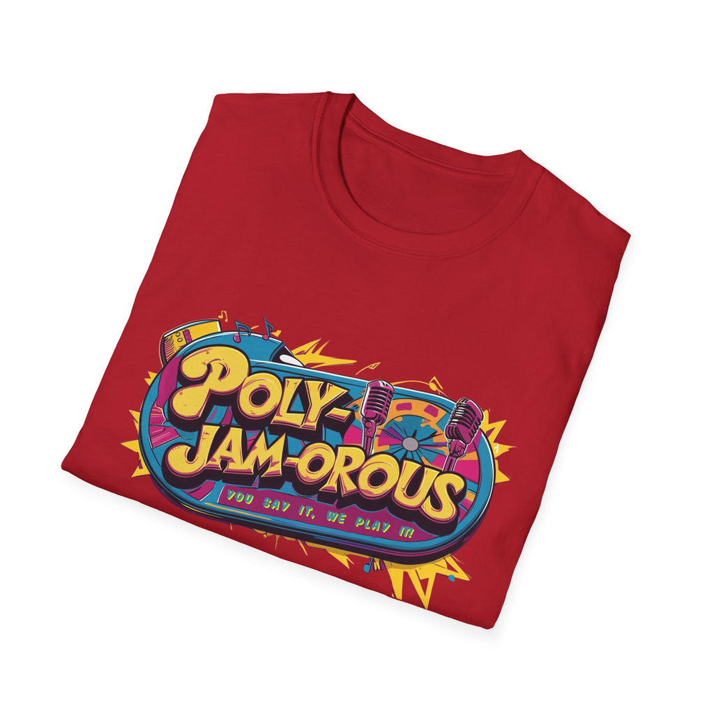 PolyJAMorous Jukebox Graphic T-Shirt, Unisex Softstyle Tee, Casual Wear