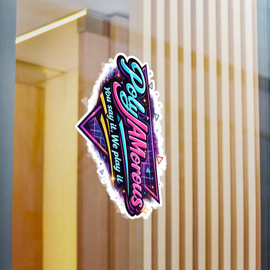 PolyJAMorous Sticker — Kiss-Cut Vinyl Decal for Kenzo Live DJ Stream