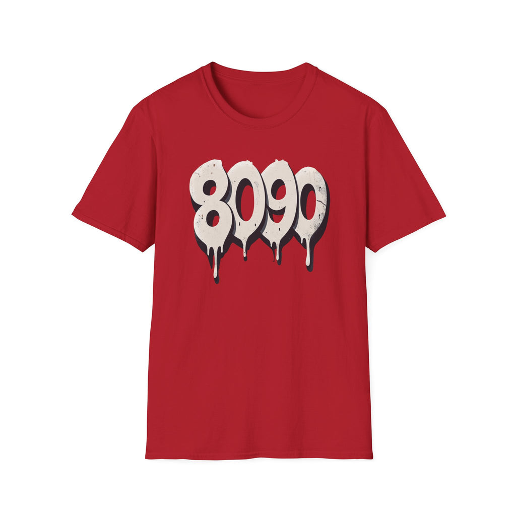 8-0-9-0 Crew Basic Graphic T-Shirt, Unisex Softstyle Tee, Casual Wear