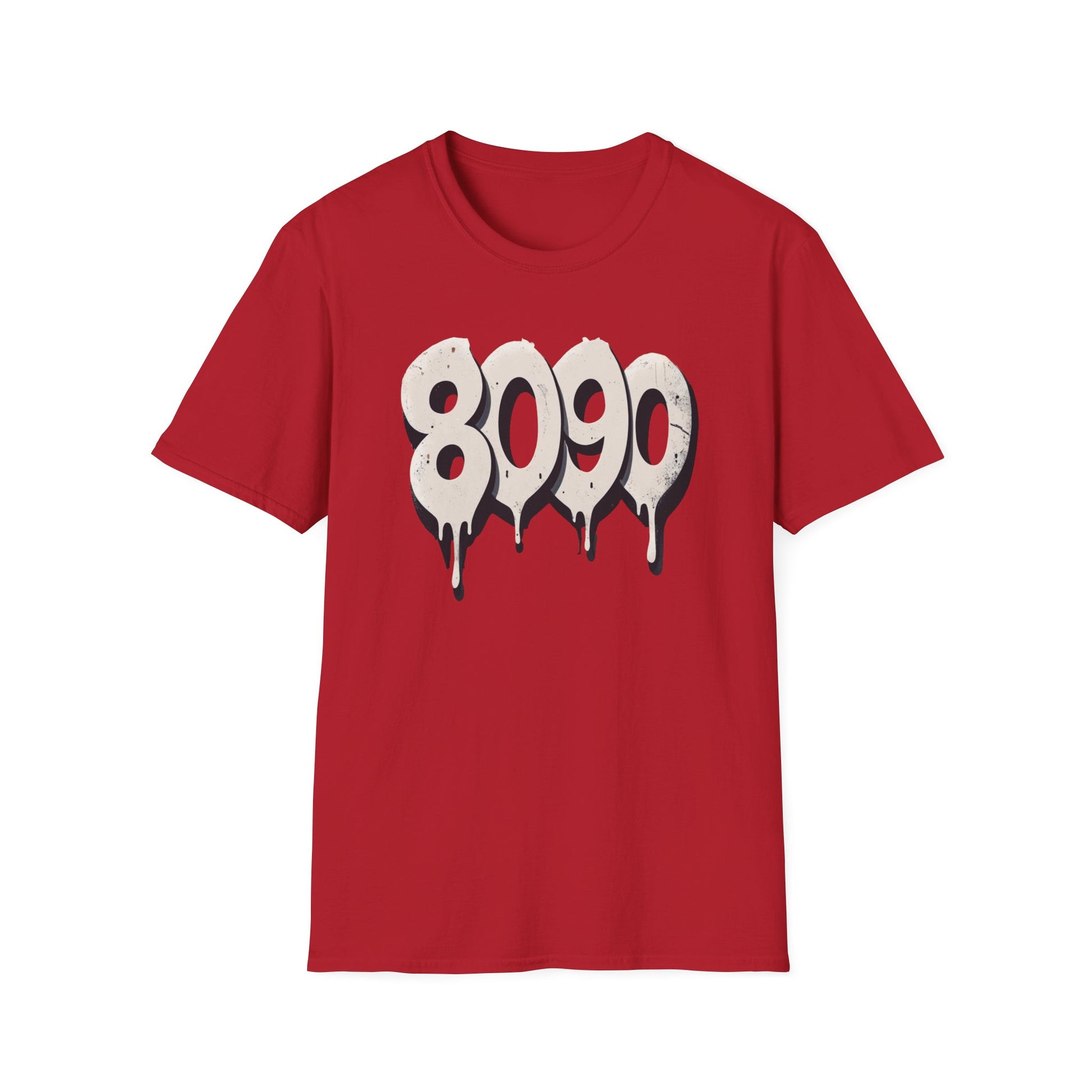8-0-9-0 Crew Basic Graphic T-Shirt, Unisex Softstyle Tee, Casual Wear