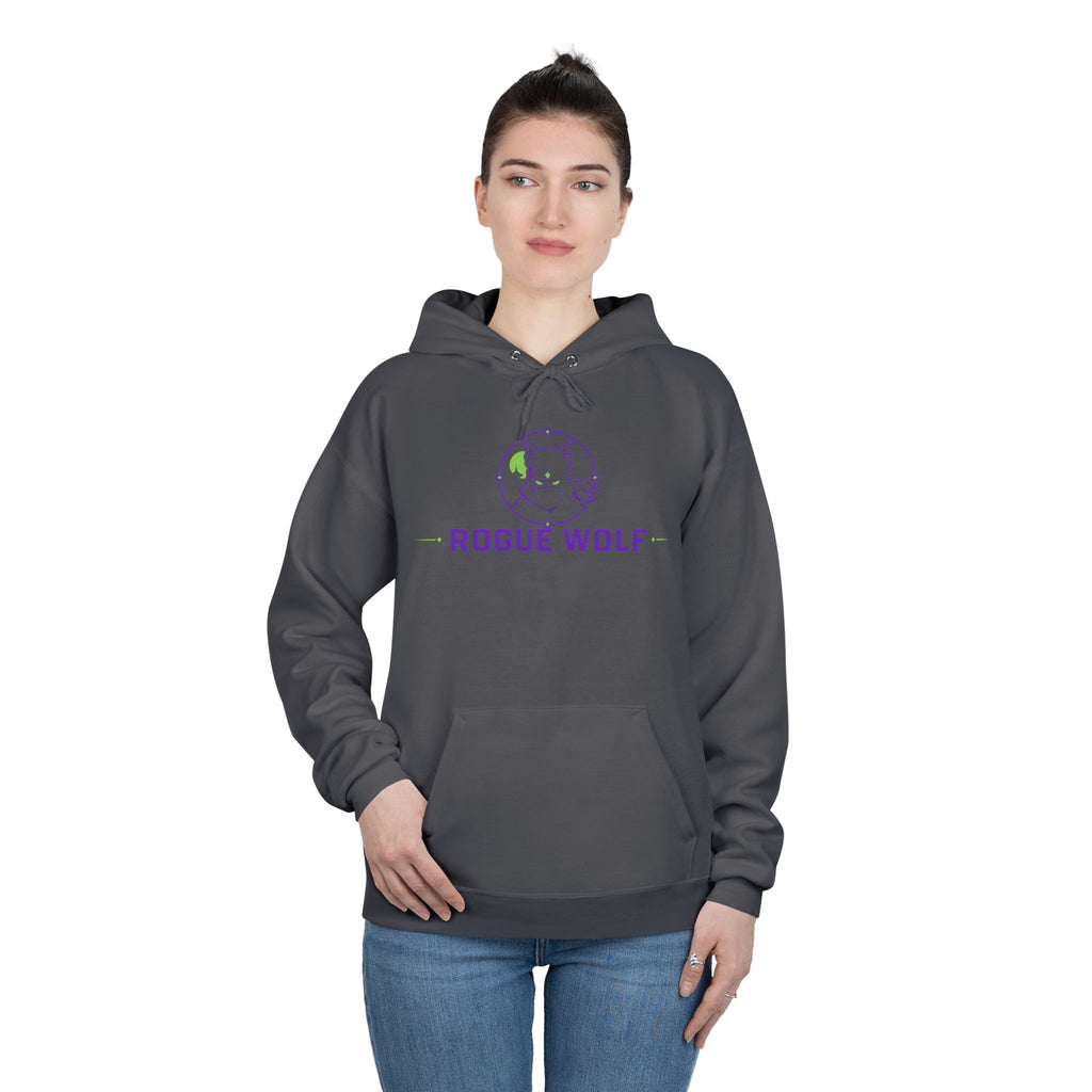 Rogue Wolf 'Lightswitch Lounge' Graphic Hoodie — Retro Neon B-Side Pullover Style 2