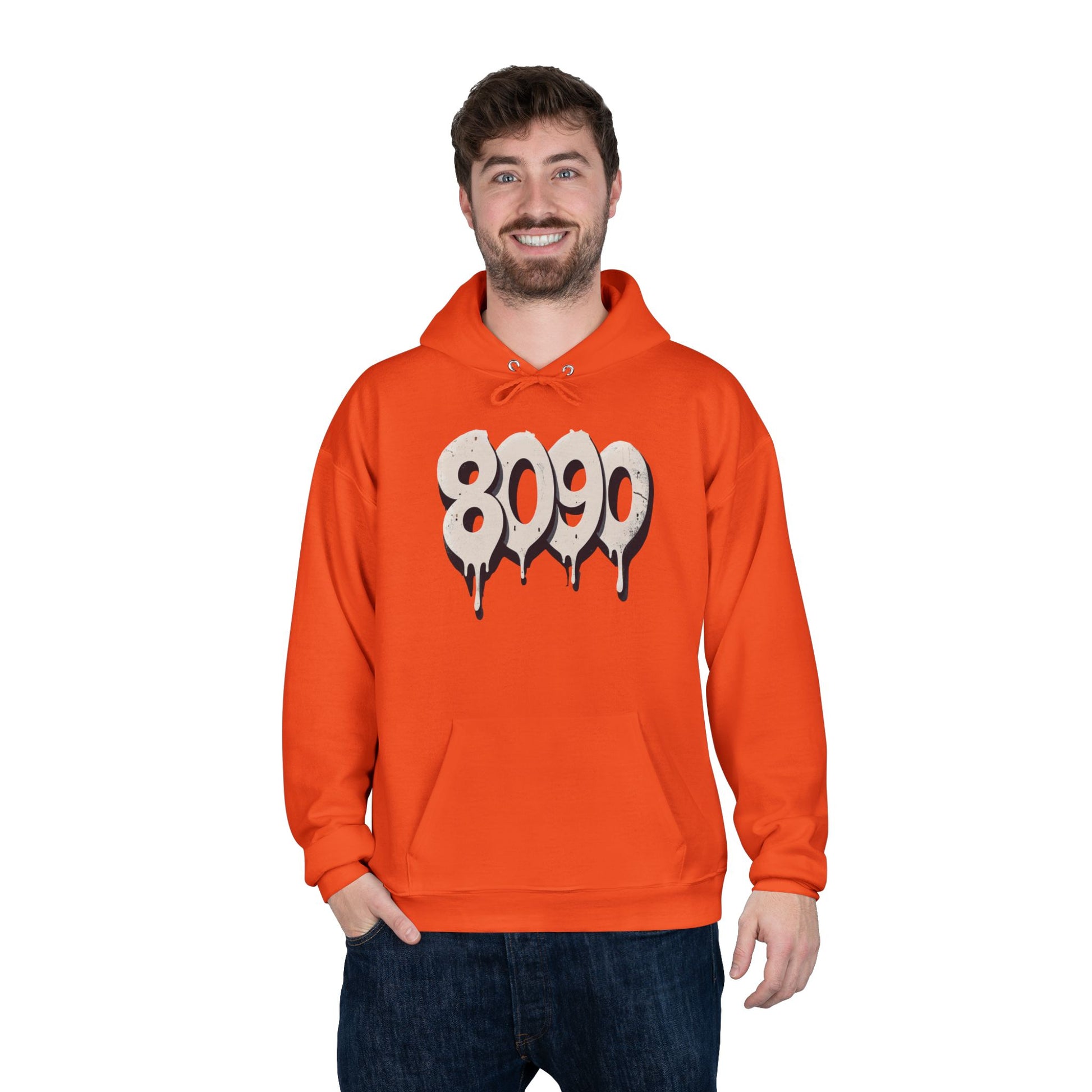8-0-9-0 Crew Basic Hoodie | Unique Graphic Pullover Sweatshirt for Music Lovers