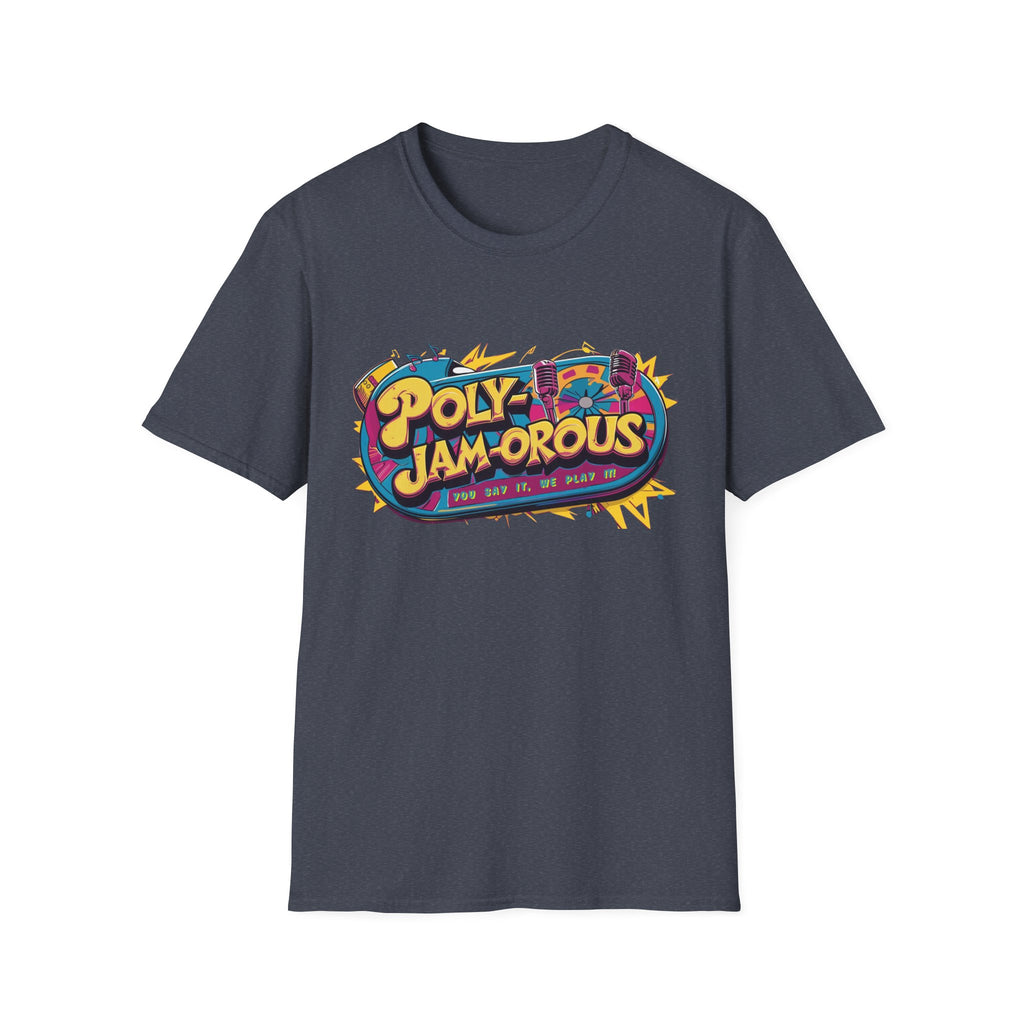 PolyJAMorous Jukebox Graphic T-Shirt, Unisex Softstyle Tee, Casual Wear