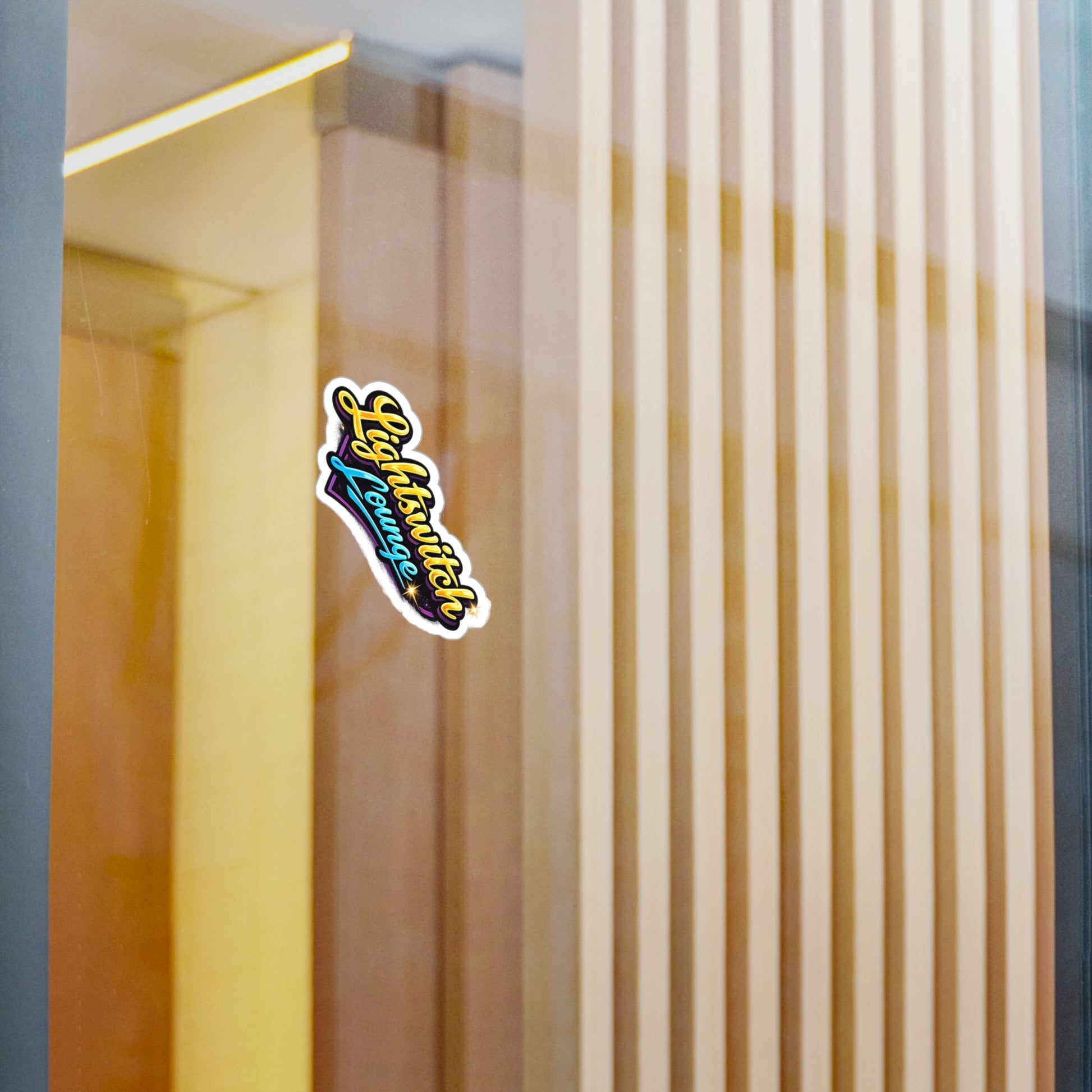 Lightswitch Lounge DJ Stream Sticker — Kenzo Live Kiss-Cut Vinyl Decal