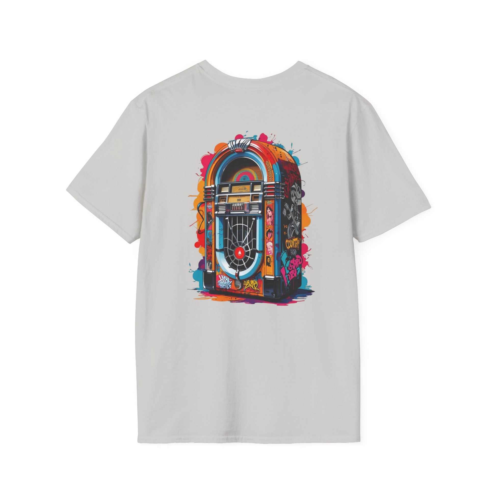 PolyJAMorous Jukebox Graphic T-Shirt, Unisex Softstyle Tee, Casual Wear