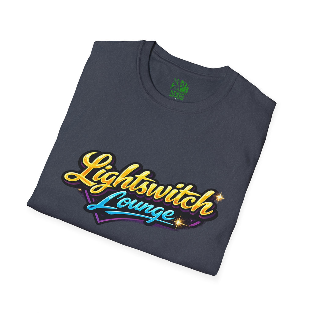 Lightswitch Lounge "8-0-9-0 Crew" T-Shirt — Kenzo Live DJ Stream Graphic Tee