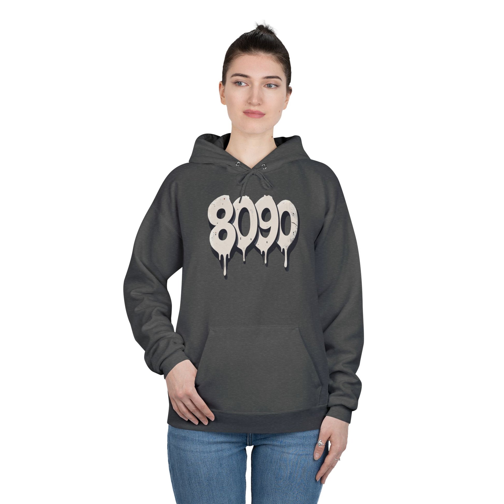 8-0-9-0 Crew Basic Hoodie | Unique Graphic Pullover Sweatshirt for Music Lovers