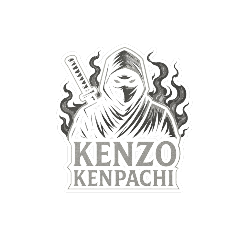 Kenzo Kenpachi Vinyl Decals | Anime Wall Art, Stickers for Fans, Home Decor, Laptop Decoration, Gift Ideas