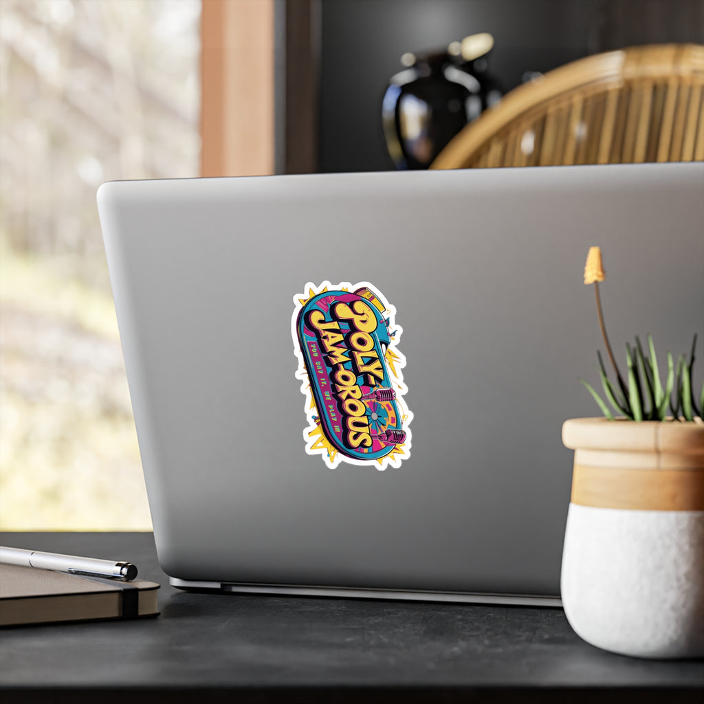 PolyJAMorous Vinyl Decals | Anime Wall Art, Stickers for Fans, Home Decor, Laptop Decoration, Gift Ideas