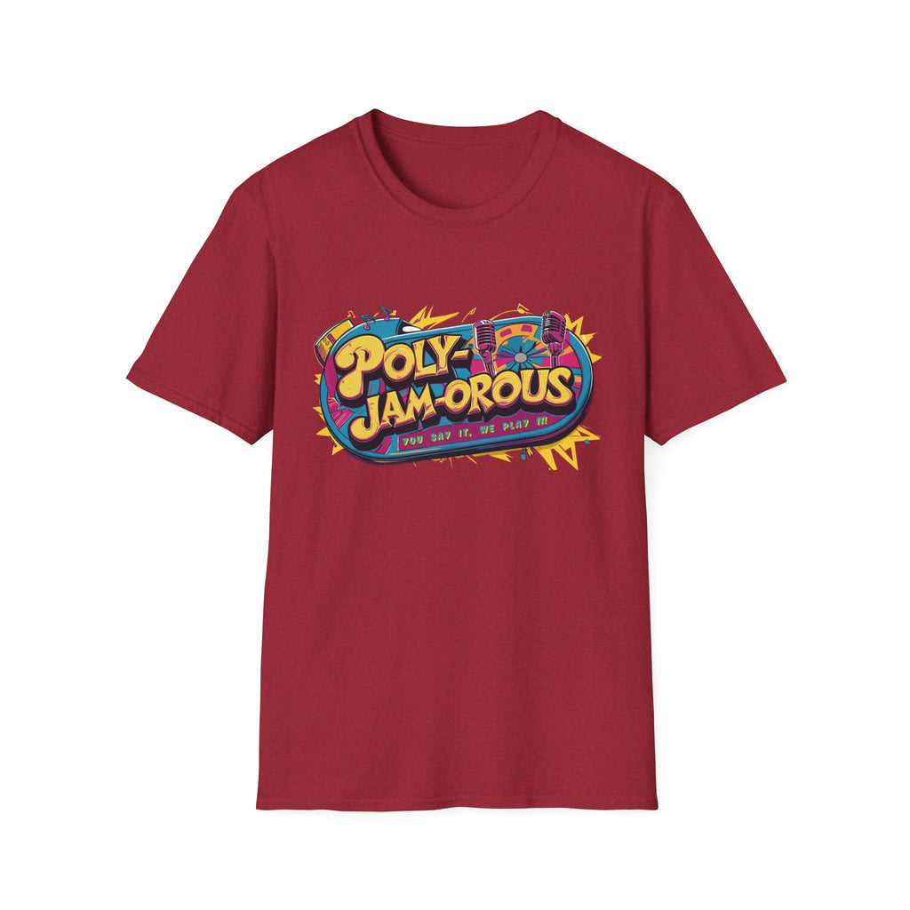 PolyJAMorous Jukebox Graphic T-Shirt, Unisex Softstyle Tee, Casual Wear