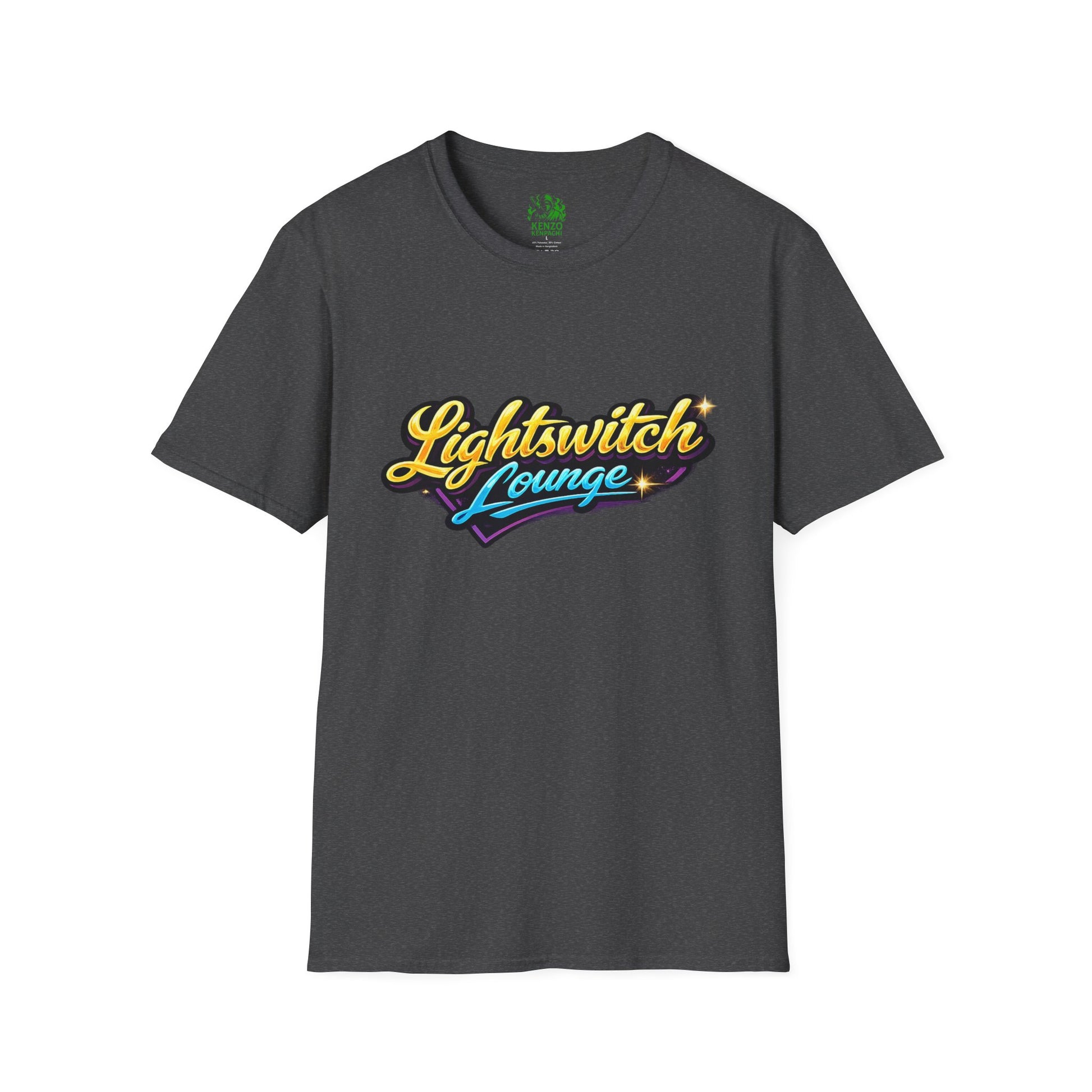Lightswitch Lounge "8-0-9-0 Crew" T-Shirt — Kenzo Live DJ Stream Graphic Tee