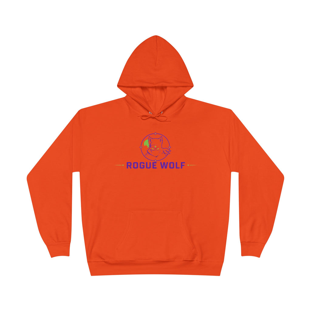 Rogue Wolf 'Lightswitch Lounge' Graphic Hoodie — Retro Neon B-Side Pullover