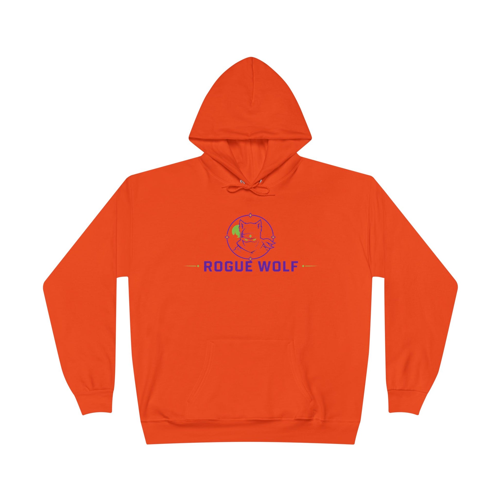 Rogue Wolf 'Lightswitch Lounge' Graphic Hoodie — Retro Neon B-Side Pullover