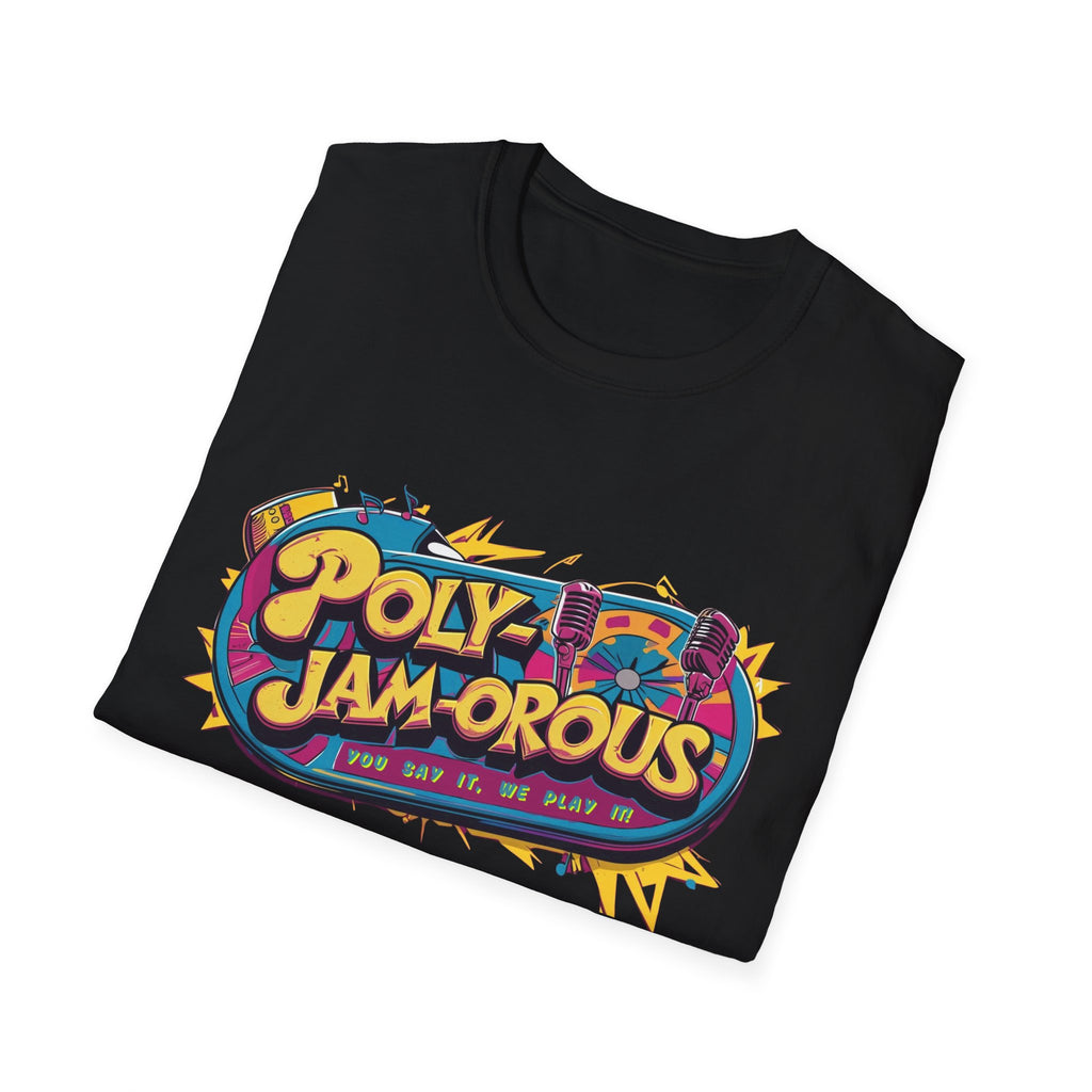 PolyJAMorous Jukebox Graphic T-Shirt, Unisex Softstyle Tee, Casual Wear