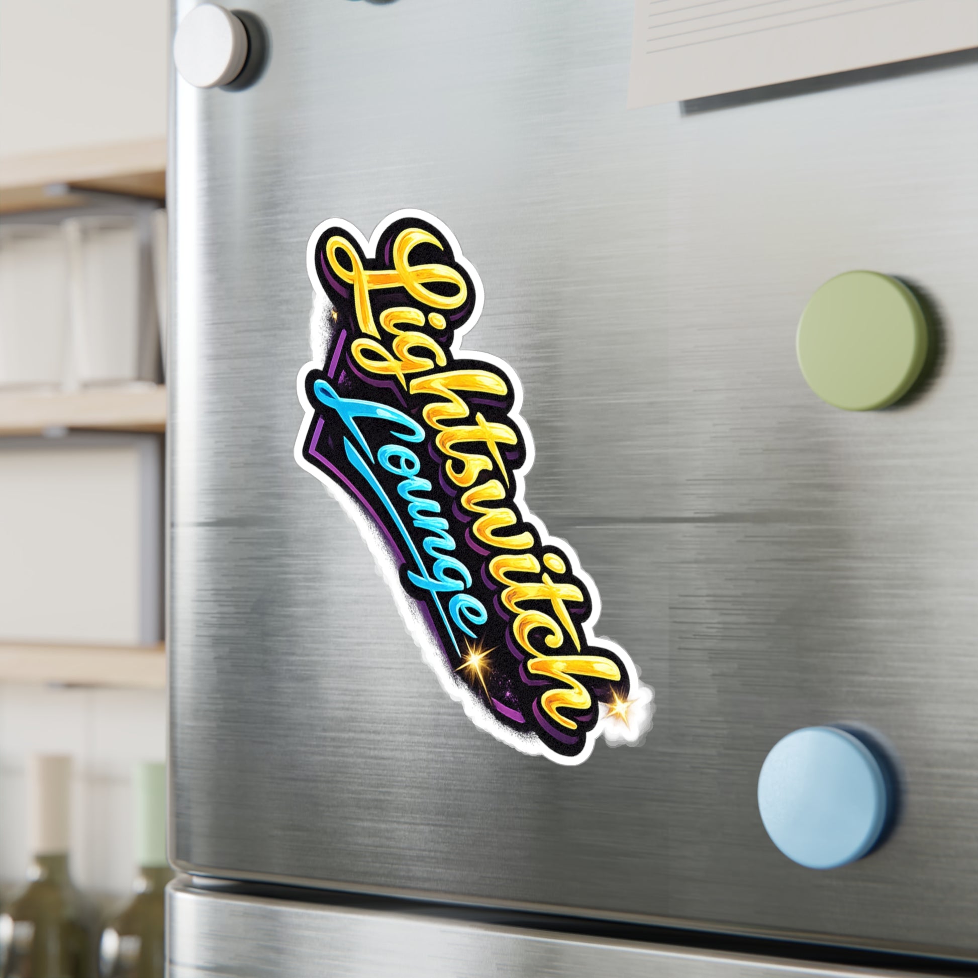 Lightswitch Lounge DJ Stream Sticker — Kenzo Live Kiss-Cut Vinyl Decal