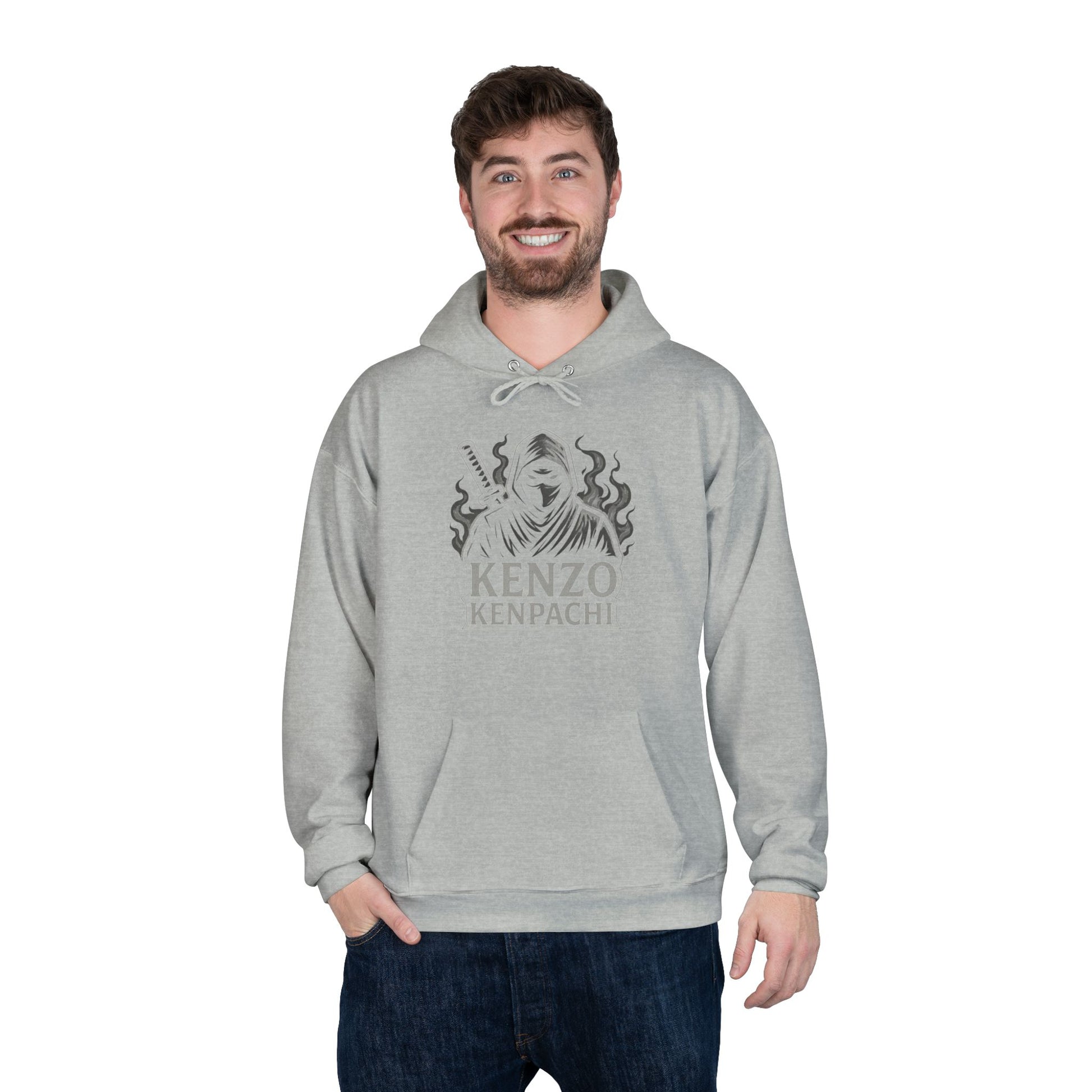 Kenzo Kenpachi Hoodie | Unique Graphic Pullover Sweatshirt for Gamers