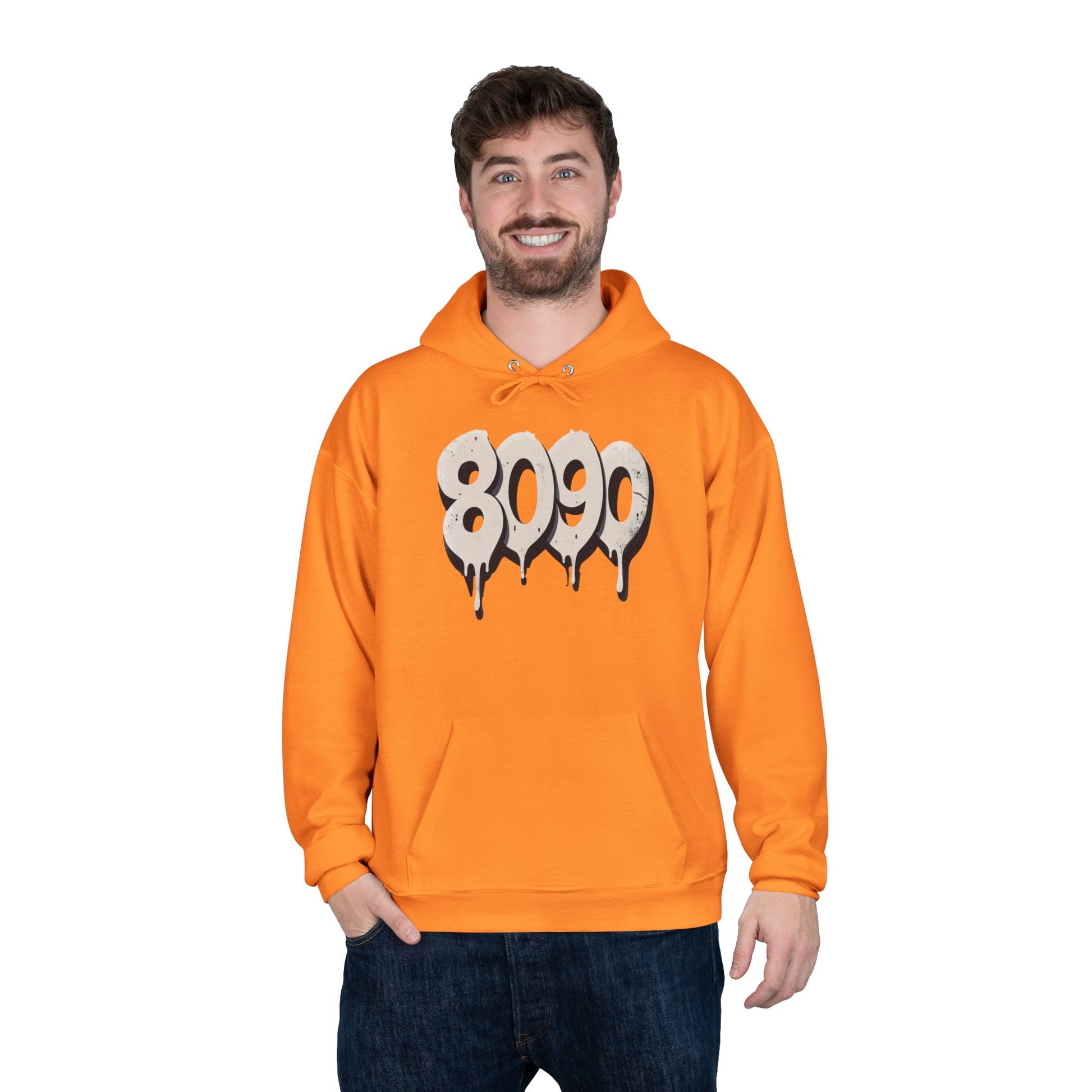 8-0-9-0 Crew Basic Hoodie | Unique Graphic Pullover Sweatshirt for Music Lovers