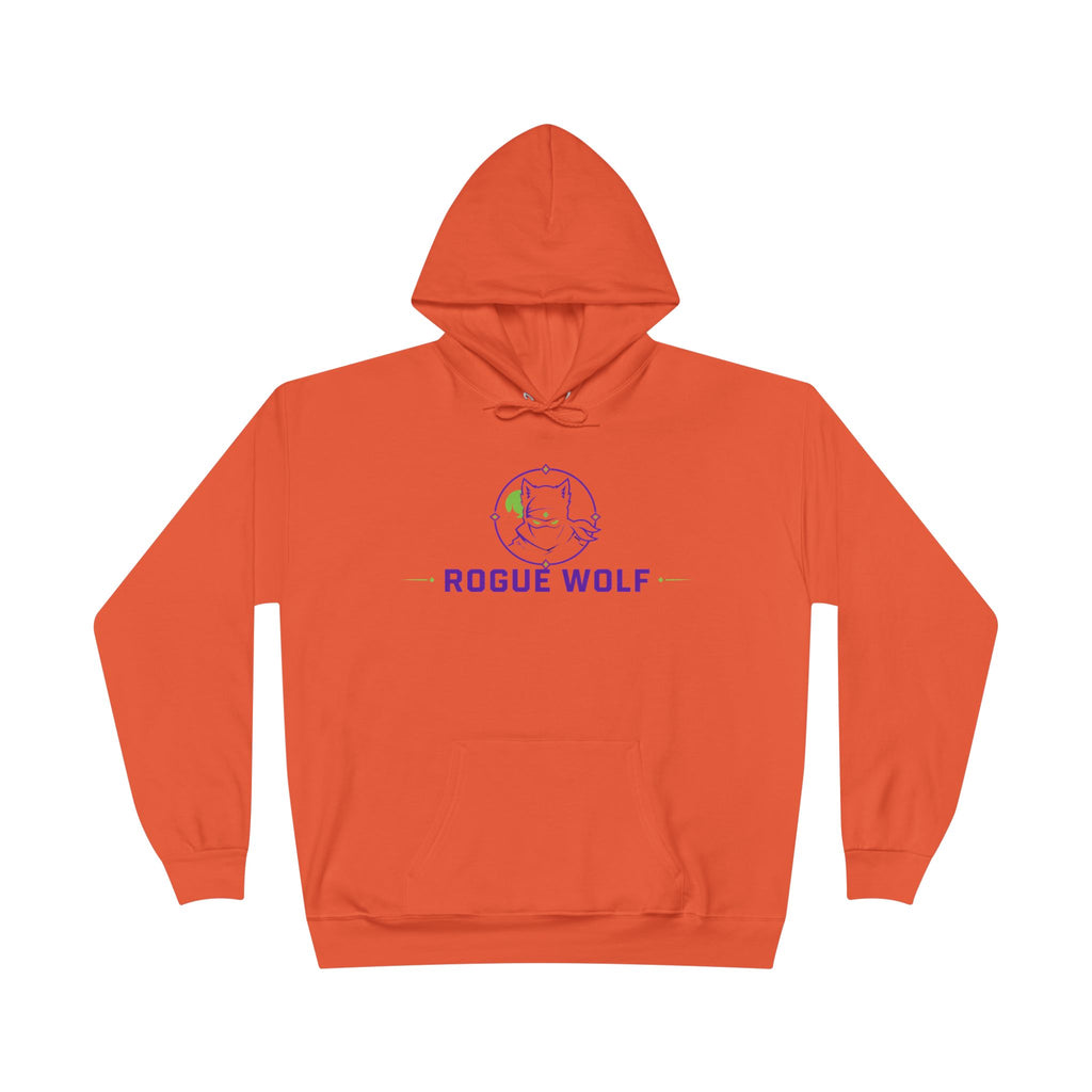 Rogue Wolf 'Lightswitch Lounge' Graphic Hoodie — Retro Neon B-Side Pullover