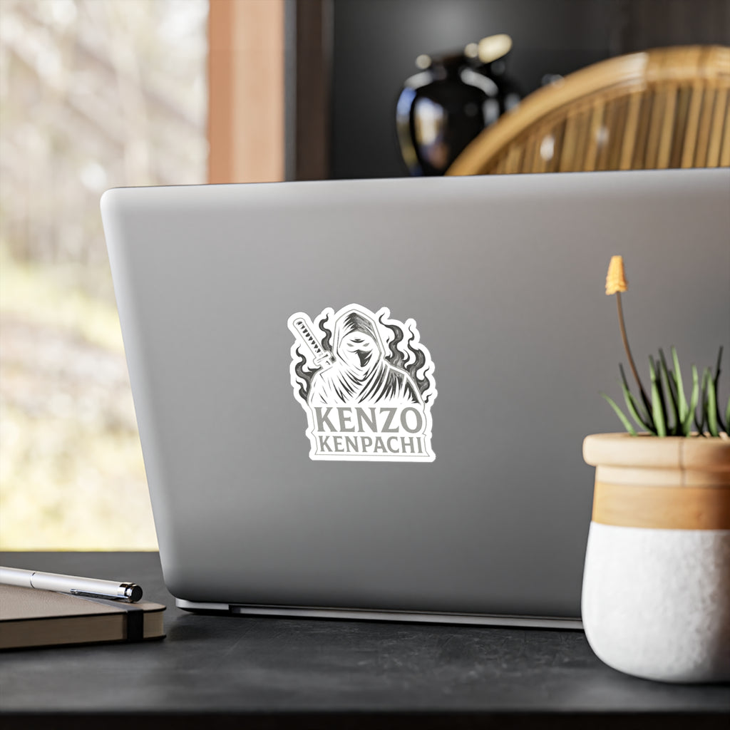 Kenzo Kenpachi Vinyl Decals | Anime Wall Art, Stickers for Fans, Home Decor, Laptop Decoration, Gift Ideas